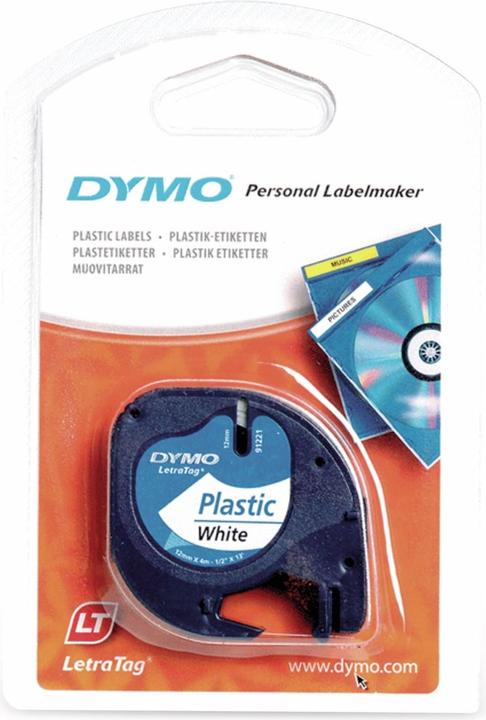 Dymo S0721660 Kunststoffband (1.20 cm, Weiss)
