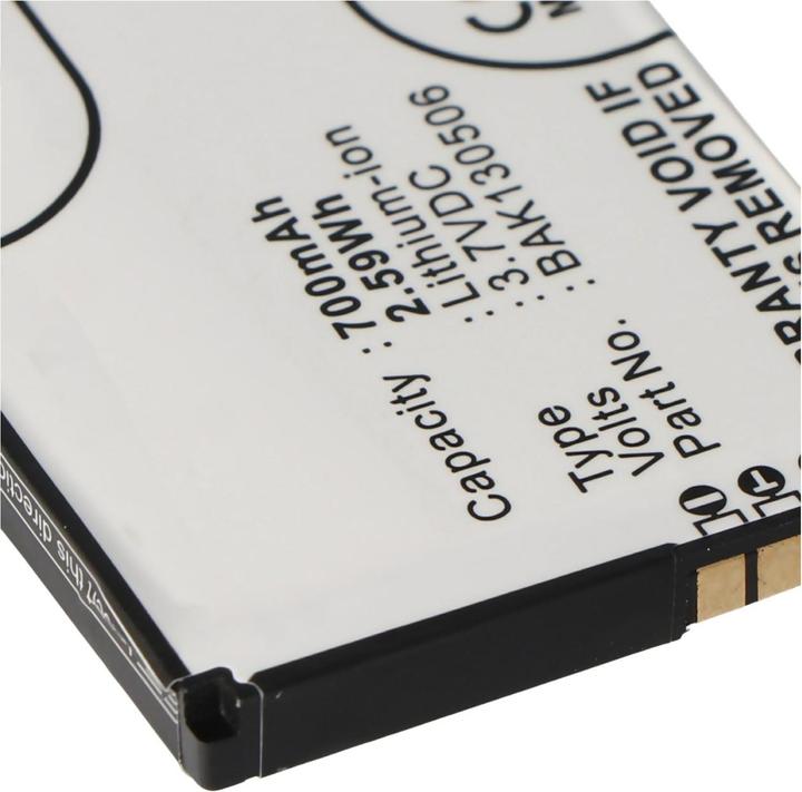 Produktbild AccuCell Akku AVM Fritz Fon M2 Nachbauakku für Fritz! Fon M2 Akku, BAK130506, Fritz!Fon M2