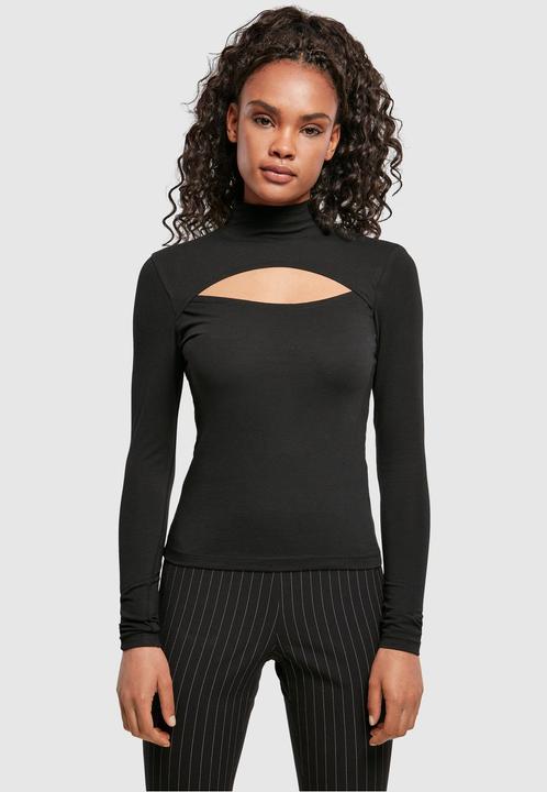 Actual product image Urban Classics Ladies Cut-Out Turtleneck Longsleeve (5XL)