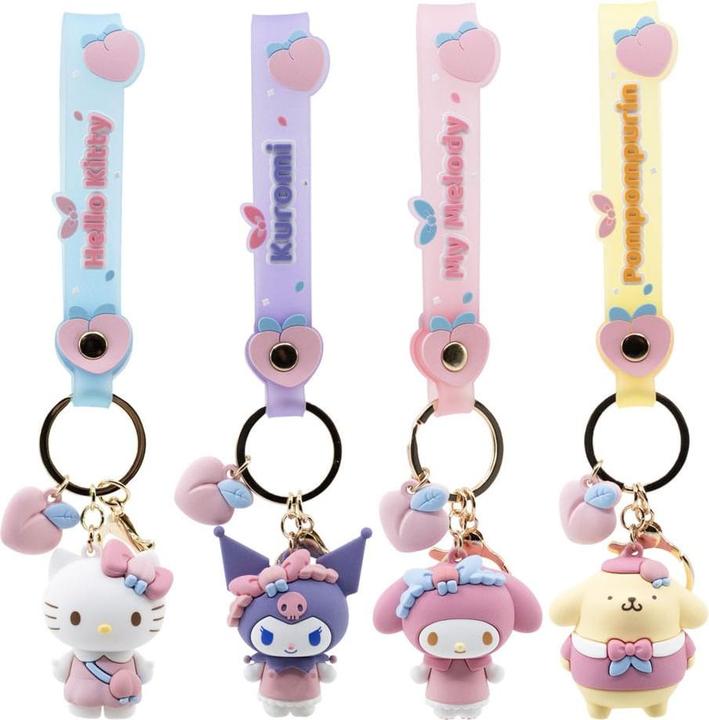 YuMe Sanrio Peach Series Schlüsselanhänger Hello Kitty and Friends Display (12)