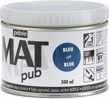 Produktbild Pebeo Acrylic Mat Pub (Cyan, 500 ml)