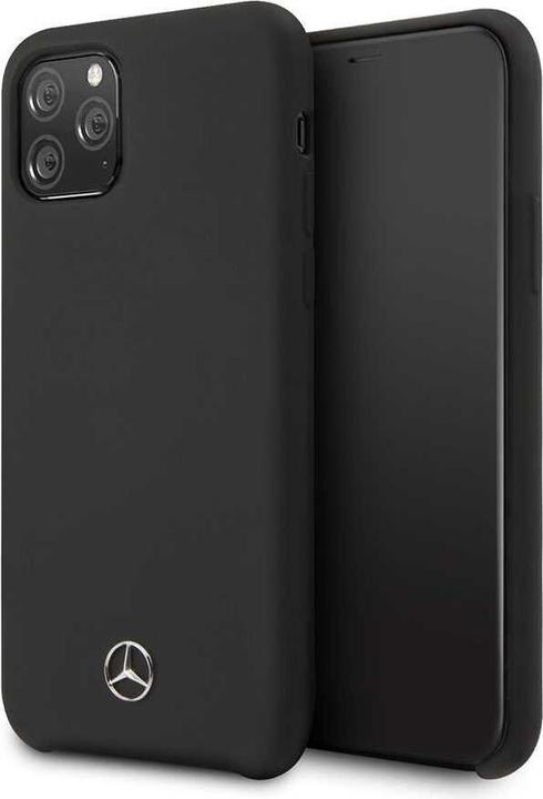 Mercedes MEHCN58SILBK étui rigide pour iPhone 11 Pro czarny/black Silicone Line (Apple iPhone 11 Pro)