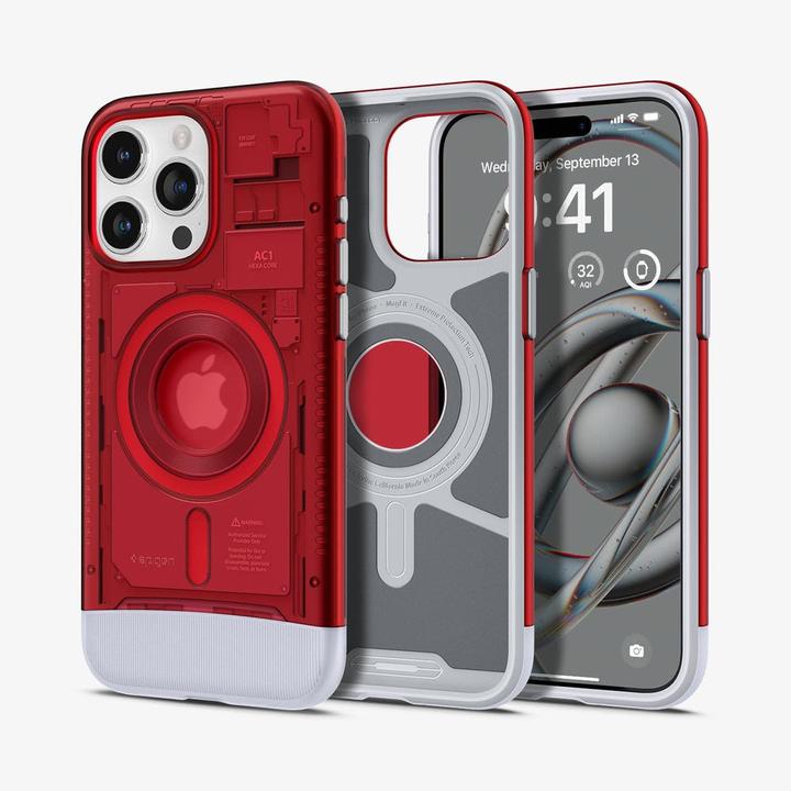 Actual product image Spigen Classic C1 MagFit (Apple iPhone 15 Pro)