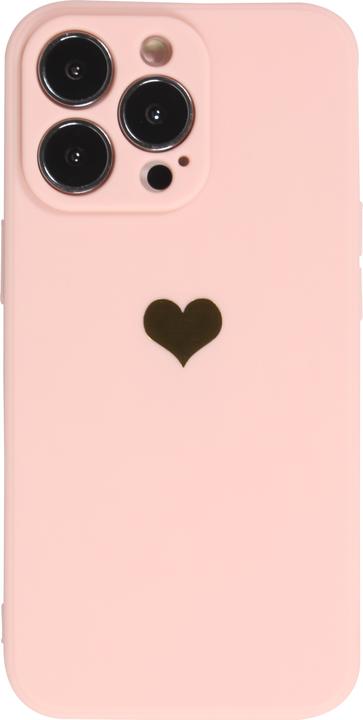 Image du produit PhoneLook Coque Silicone Mat Coeur doré (Apple iPhone 14 Pro)