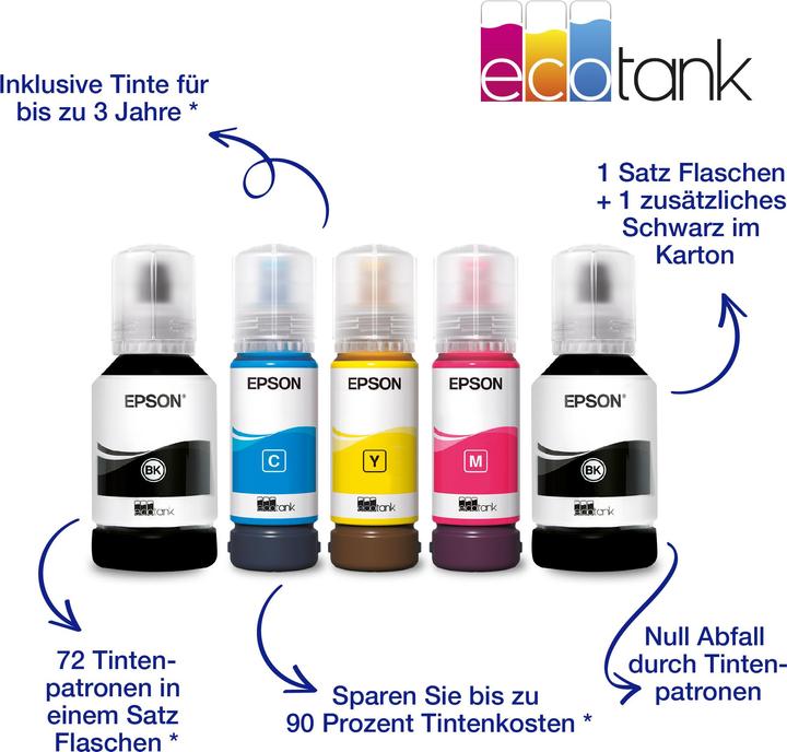 Immagine prodotto Epson EcoTank ET-4856 (Eco-Tank, Colore)