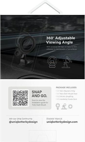 Produktbild Uniq magnetyczny uchwyt sam Trelix Car Dash Mount czarny/midnight black
