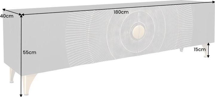 Actual product image Global Interiors Golden Sunset (180 x 55 x 40 cm)