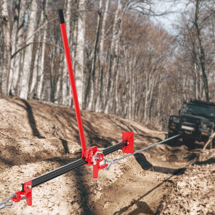 Produktbild Wiltec Farm Jack Wagenheber 150cm 60" 3000kg Offroad Geländewagen Stockwinde ATV Heber