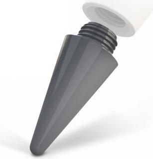 Actual product image Zagg replacement tip for Pro Stylus 2 - grey (4 pcs.)