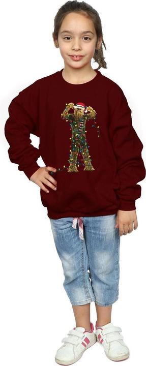 Immagine prodotto Star Wars Chewbacca Christmas Lights Felpa Ragazze (152, 158)