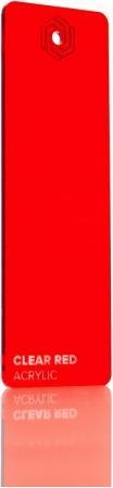 Produktbild flux Acrylglasplatte - Beamo - Clear Red (21 cm, 30 cm)