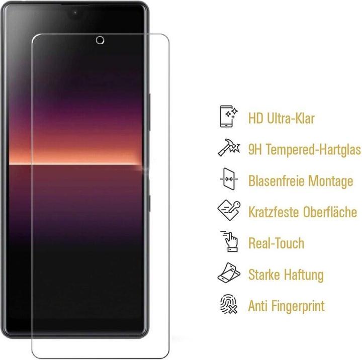 Produktbild Protectorking 1x echtes Tempered 9H Panzerhartglas 3D KLAR (1 Stück, Sony Xperia L4)