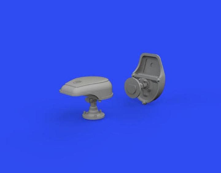 Actual product image Eduard WWII German NOTEK headlights PRINT 1/35
