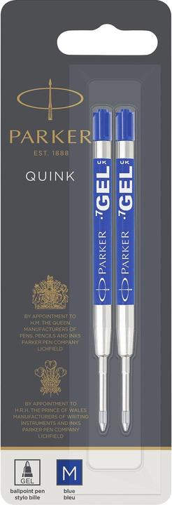 Immagine prodotto Parker Ricarica di gel 2er M (Acciaio inossidabile, Blu, 1 x)