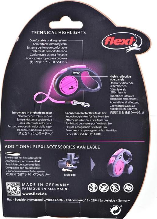 Produktbild Flexi New Neon (S, Hund, Allgemein, Spazieren)