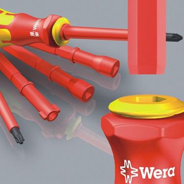 Produktbild Wera VDE Wechselklingen-Set (Phillipps-Kreuzschlitz (PH), Torx (TX), Pozidriv-Kreuzschlitz (PZ), Schlitzschrauben)