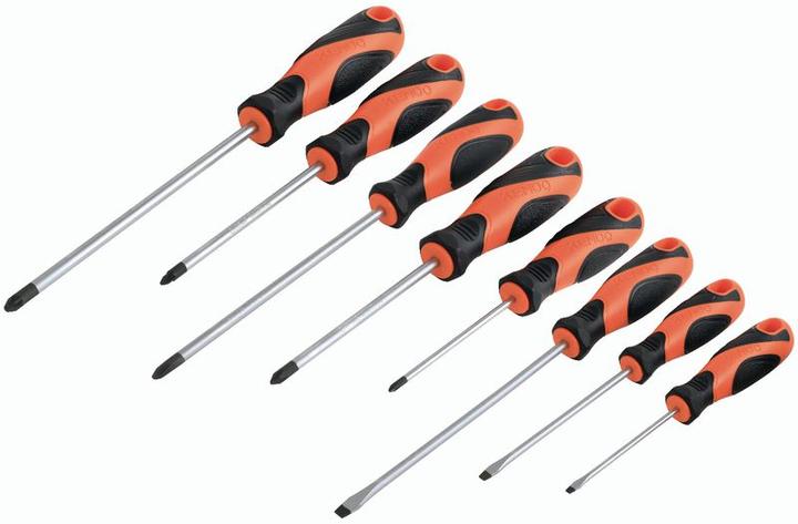 Actual product image Kendo Screwdriver set for slotted, Philips + Pozidriv screws (Port)
