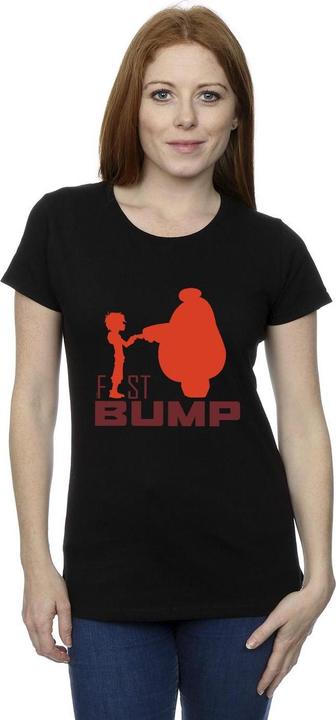 Actual product image Disney Womens/Ladies Big Hero 6 Baymax Fist Bump Cutout Cotton T-Shirt (XXL)