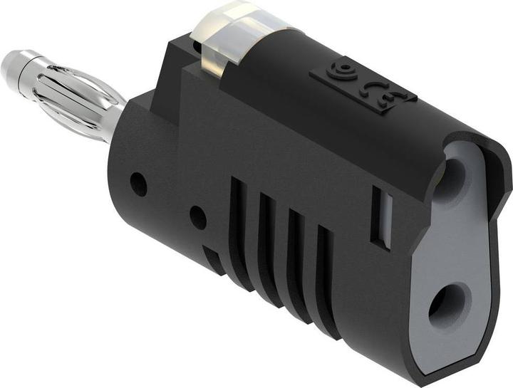 Image du produit Electro PJP 1087-CD1-N Fiche banane mâle, droite Ø de la broche : 4 mm noir 1 pc