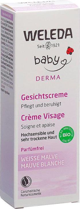 Weleda Crème pour le visage à la mauve blanche