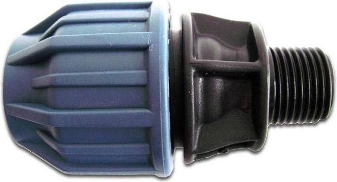 Immagine prodotto Bevo Giunto a morsetto in PP 50mm x 112 AG 16bar NeroBlu DVGWKIWAWRAS (Aggancio, 50 mm)