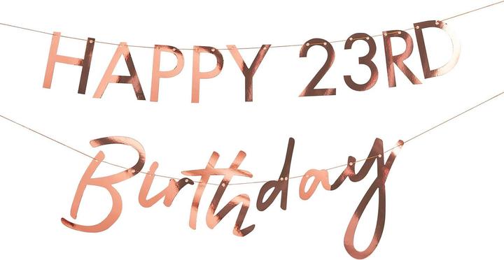 Immagine prodotto Ginger Ray Ghirlanda personalizzata di buon compleanno