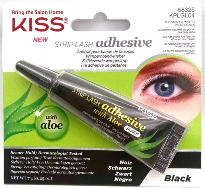 KISS künstliche Wimpern Leim, schwarz (Wimpernkleber)