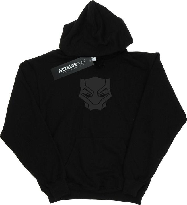 Immagine prodotto Felpa con cappuccio Black Panther Black on Black per ragazzi (140, 146)