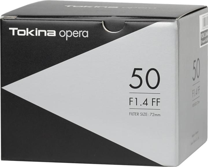 Productafbeelding Tokina Opera 50mm 1.4 FF, Nikon (Nikon F, Volledig formaat)