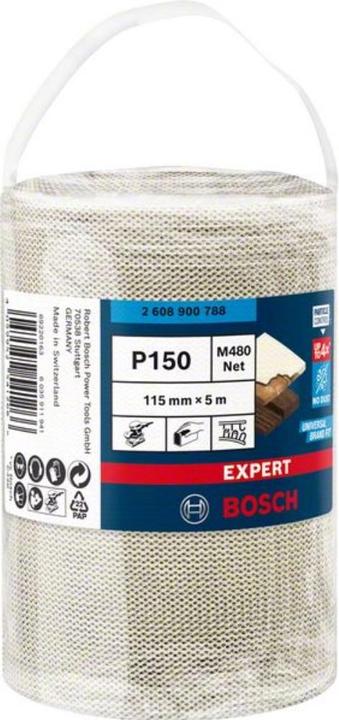 Produktbild Bosch Professional Zubehör EXPERT M480 Schleifnetzrolle, 115 mm, 5 m, G 150 (150)