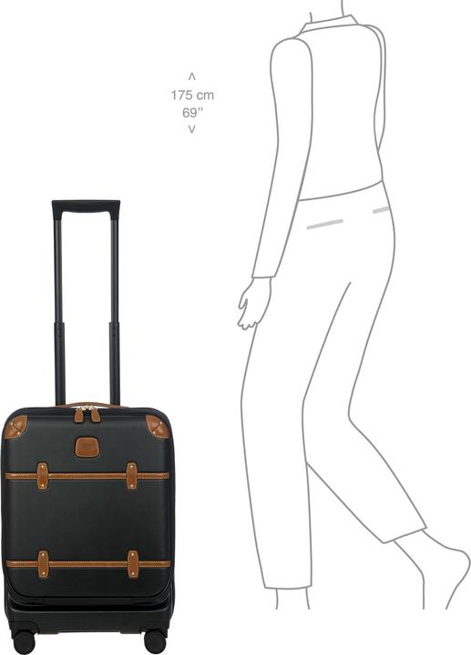 Produktbild Brics Bellagio 4 Rollen Kabinentrolley 55 cm mit Dehnfalte (40 l, Handgepäck (bis 50l))