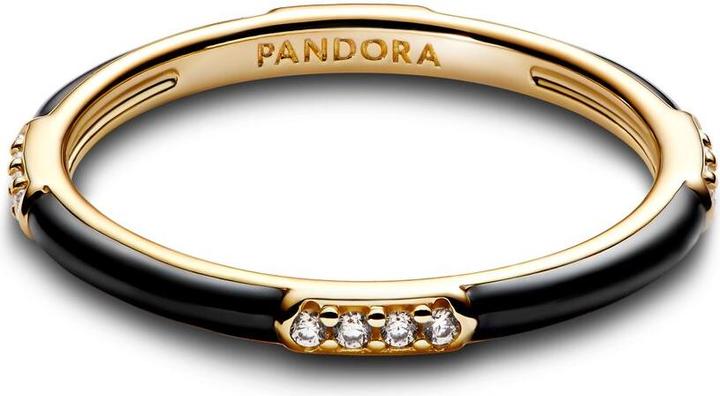 Actual product image Pandora ME Schwarze Emaille & Steine Ring (46)