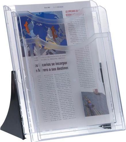 Produktbild Archivo 2000 Broschürenständer 6102 CS TP PS (Polystyrol) Transparent (A4 hoch)
