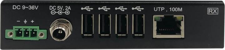 Immagine prodotto Eaton Estensore USB industriale a 4 porte su Cat6 Protezione ESD PoC USB 2.0 Montabile a 330 piedi. (USB-A, 4 Porti)