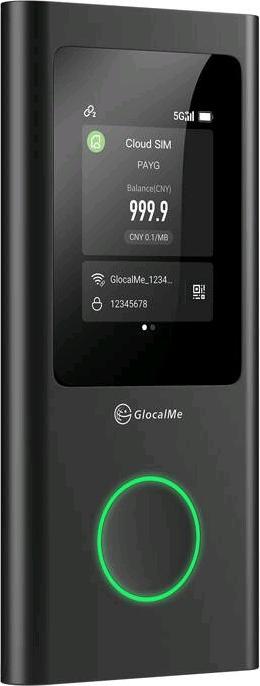 Actual product image GlocalMe Numen Air 5G Wireless Hotspot incl. 10GB Data