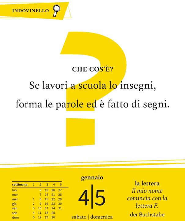 Produktbild Langenscheidt Sprachkalender Italienisch 2025 (Deutsch, Italienisch)