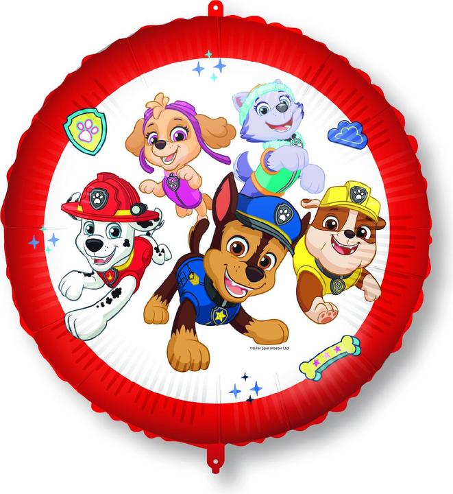 Produktbild Magni Procos 92975 - Folienballon Paw Patrol, Durchmesser circa 46 cm, Helium, Luft, Ballon, Geburtstag, M (1 x)