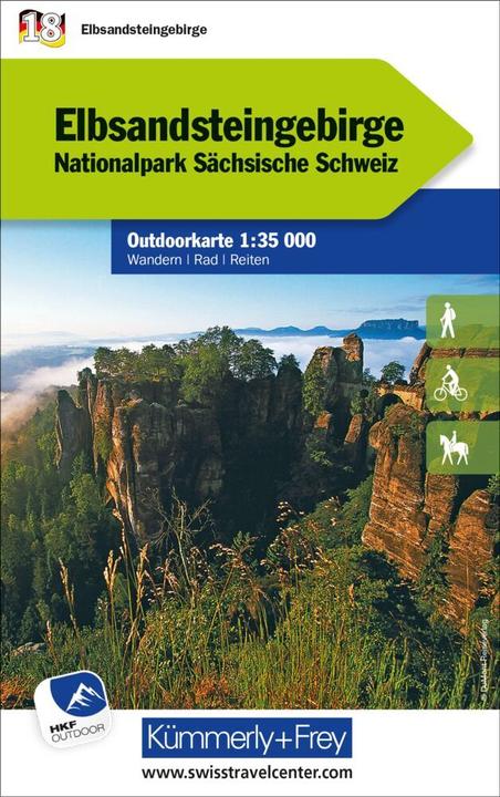 Actual product image Elbe Sandstone Mountains No. 18 Outdkte De