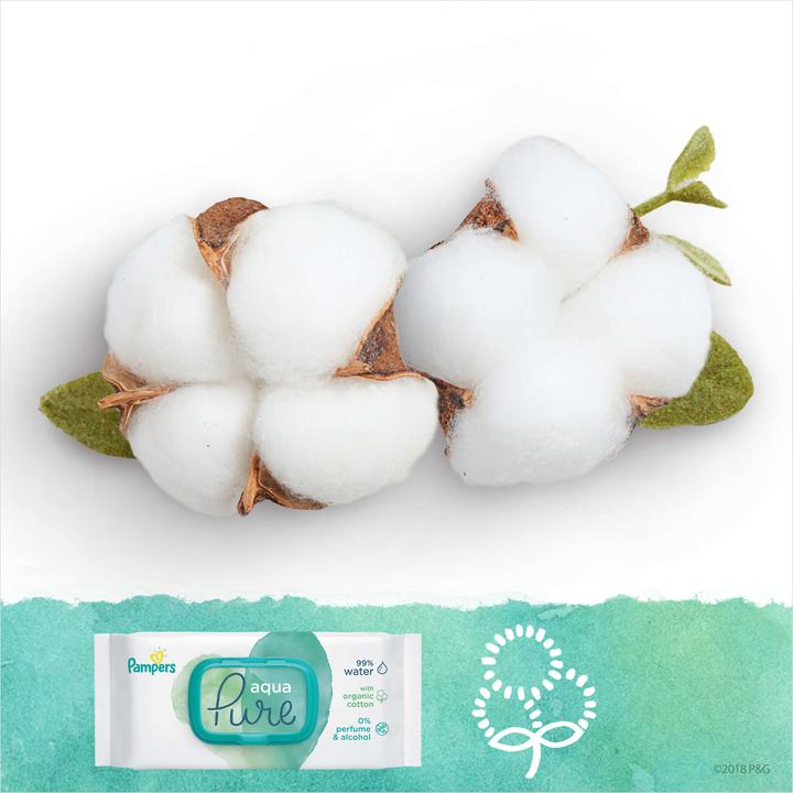 Actual product image Pampers Aqua Pure (144 Piece)