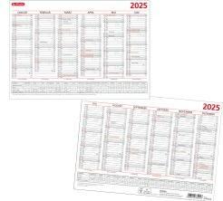 Actual product image Herlitz Blackboard calendar A4 FSC Mix incl. school holidays red/black (A4, German)