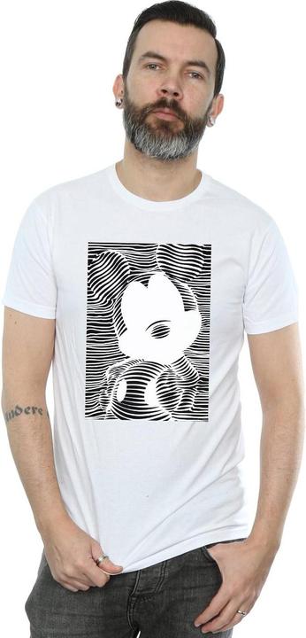 Actual product image Disney Mens Mickey Mouse Lines T-Shirt (3XL)