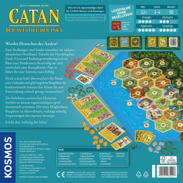 Produktbild Kosmos KOO Catan - Der Aufstieg der Inka 2022 682927 (Deutsch)