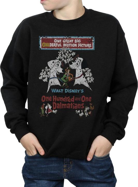 Actual product image 101 Dalmatians Boys Poster Sweatshirt (152, 158)
