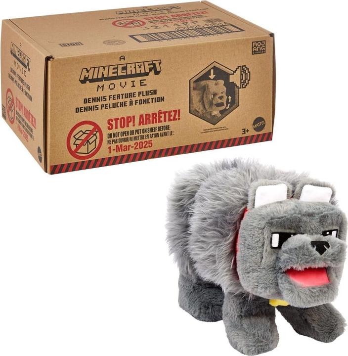 Actual product image Minecraft Dennis the Wolf (21 cm)