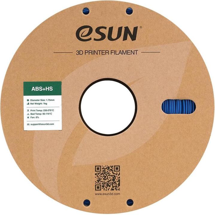 Immagine prodotto eSUN EABS+HS 1,75 mm BLU 1 kg (ABS, 1.75 mm, 1000 g, Blu)