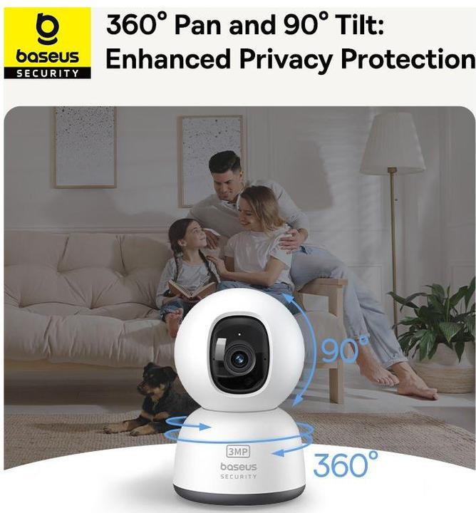 Image du produit Baseus Caméra d'intérieur P1 Lite 2K (2304 x 1296 Pixels)