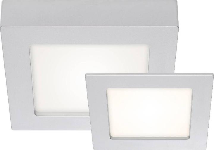 Image du produit Prios Lampe LED à encastrer Helina, argent, 16,5 cm (820 lm)