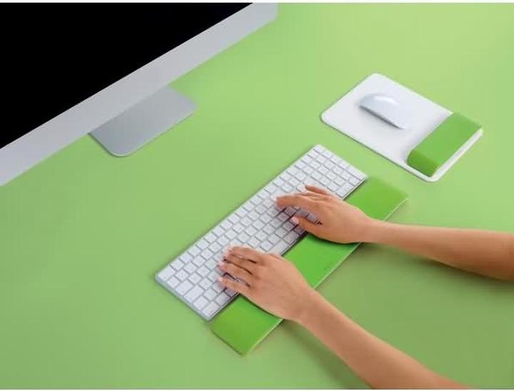 Actual product image Leitz Wrist rest WOW 65230054 white/green