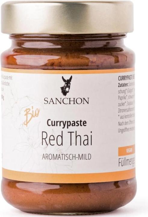 Immagine prodotto Sanchon Pasta di curry rosso tailandese biologica (190 g)