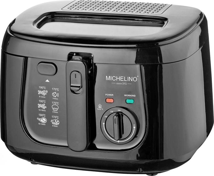 Actual product image Michelino Fritteuse 2,5 Liter 1800W Schwarz